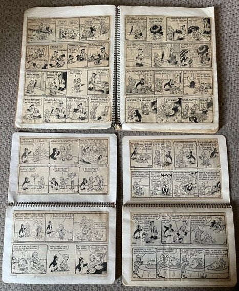 Pol, Pel en Pingo, stroken uit de krant van de jaren '60, Boeken, Meerdere stripboeken, Ophalen of Verzenden, Gelezen