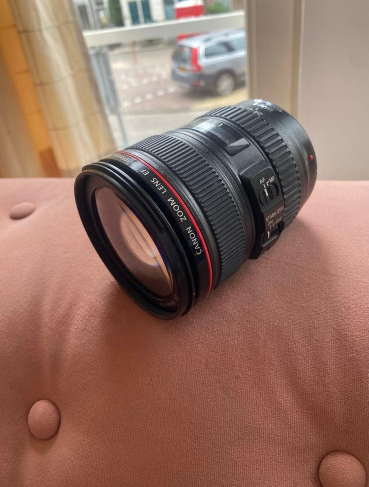 Canon Zoom Lens EF 24-105mm 1:4 L IS USM, Audio, Tv en Foto, Fotografie | Lenzen en Objectieven, Canon, Autofocus, Ophalen of Verzenden