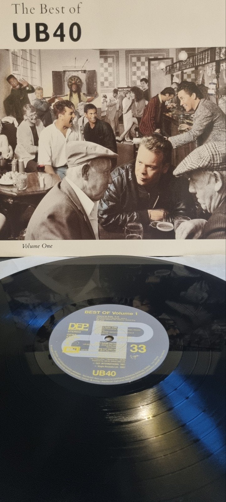 UB40 - The Best Of UB40 Volume One LP (1987), LP, Gebruikt, Pop, Ophalen of Verzenden
