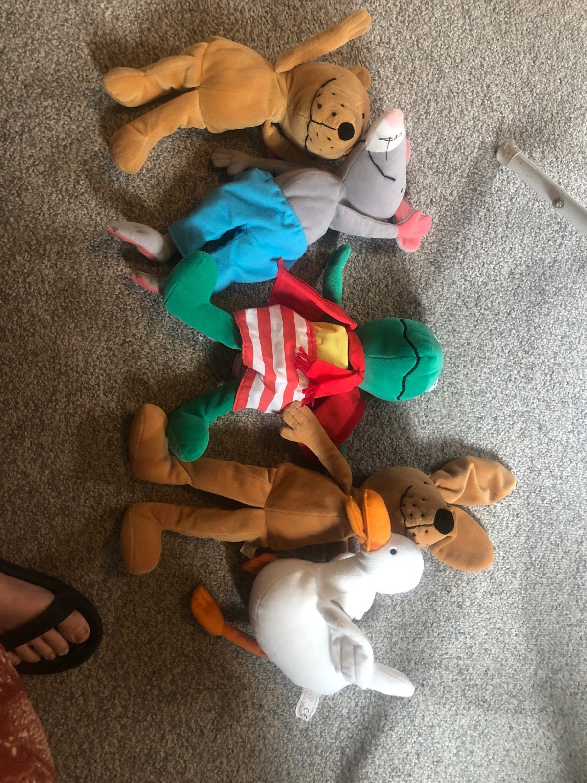 Max Velthuijs Knuffels Poppen - Kikker en zijn vriendjes, Kinderen en Baby's, Speelgoed | Knuffels en Pluche, Kikker, Overige merken