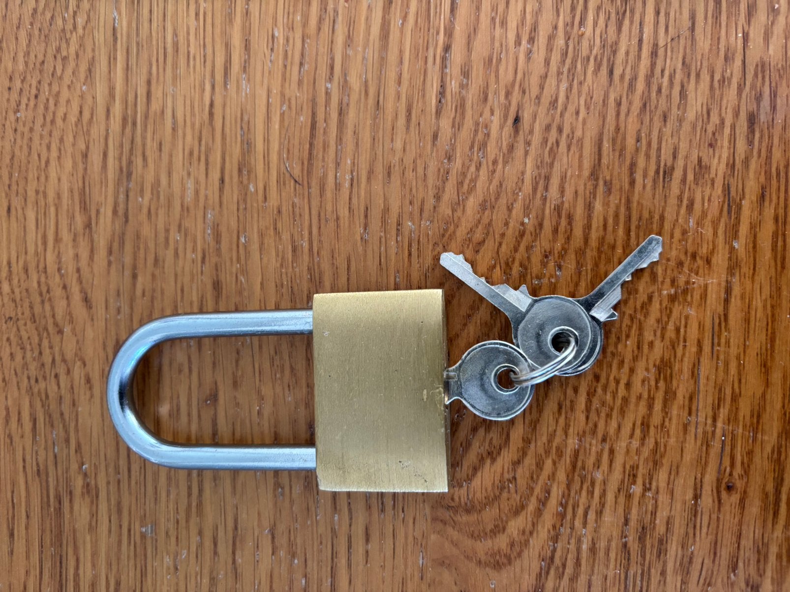 Te koop yale hangslot met grote beugel en 2e hangslot, Ophalen of Verzenden, Zo goed als nieuw, Slot