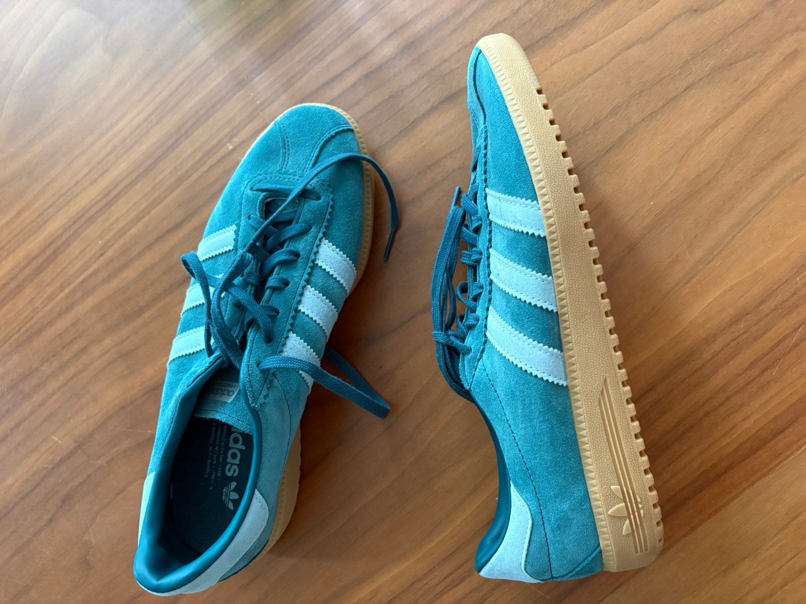 Adidas sneakers petrol 40,5, Ophalen of Verzenden, Zo goed als nieuw, Blauw, Sneakers of Gympen