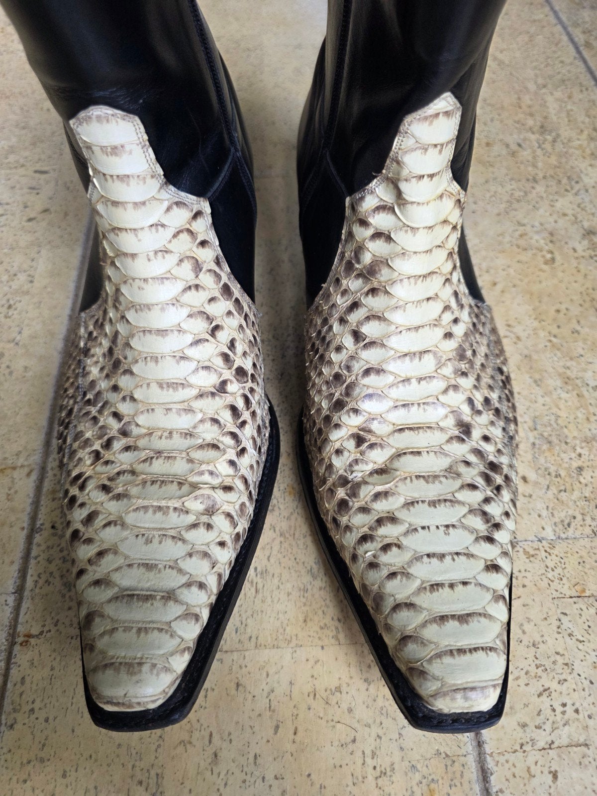 Sendra python boots mt 45. Cowboy western boots. Zgan, Ophalen of Verzenden, Zo goed als nieuw, Zwart, Boots