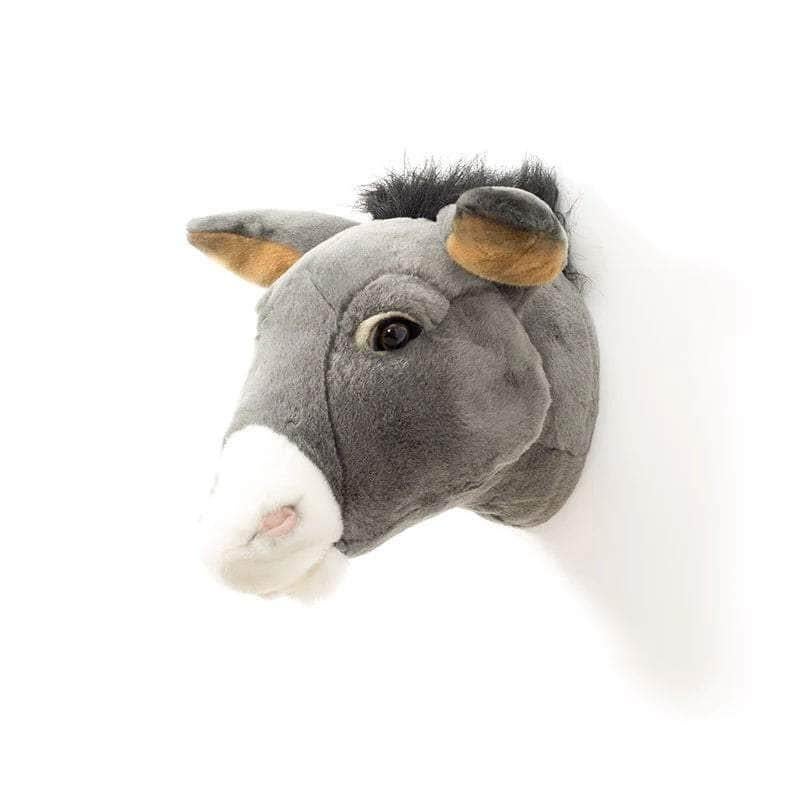 Wild en Soft Dierenkop Francis de ezel - zo goed als nieuw, Kinderen en Baby's, Kinderkamer | Inrichting en Decoratie, Ophalen