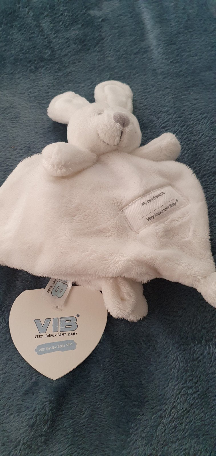 VIB Konijn Knuffeldoekje - Nieuw met label, Overige merken, Nieuw, Met label, Klein (minder dan 20 cm)