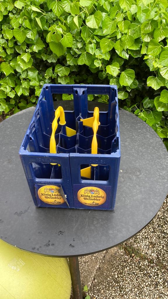 Bierkratje 2 delig colletors item, Ophalen of Verzenden, Gebruikt