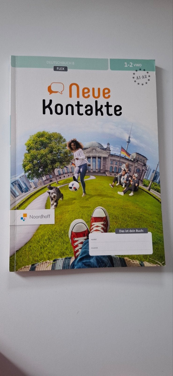 Neue Kontakte Deutschbuch B 1-2 VWO Flex, Boeken, VWO, Duits, Noordhoff, Ophalen of Verzenden