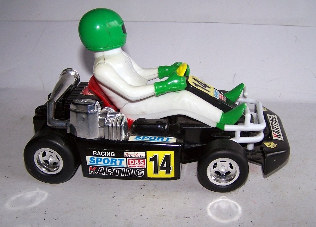 Prachtig groot Dickie Racing kart model. Izgs., Ophalen of Verzenden, Zo goed als nieuw