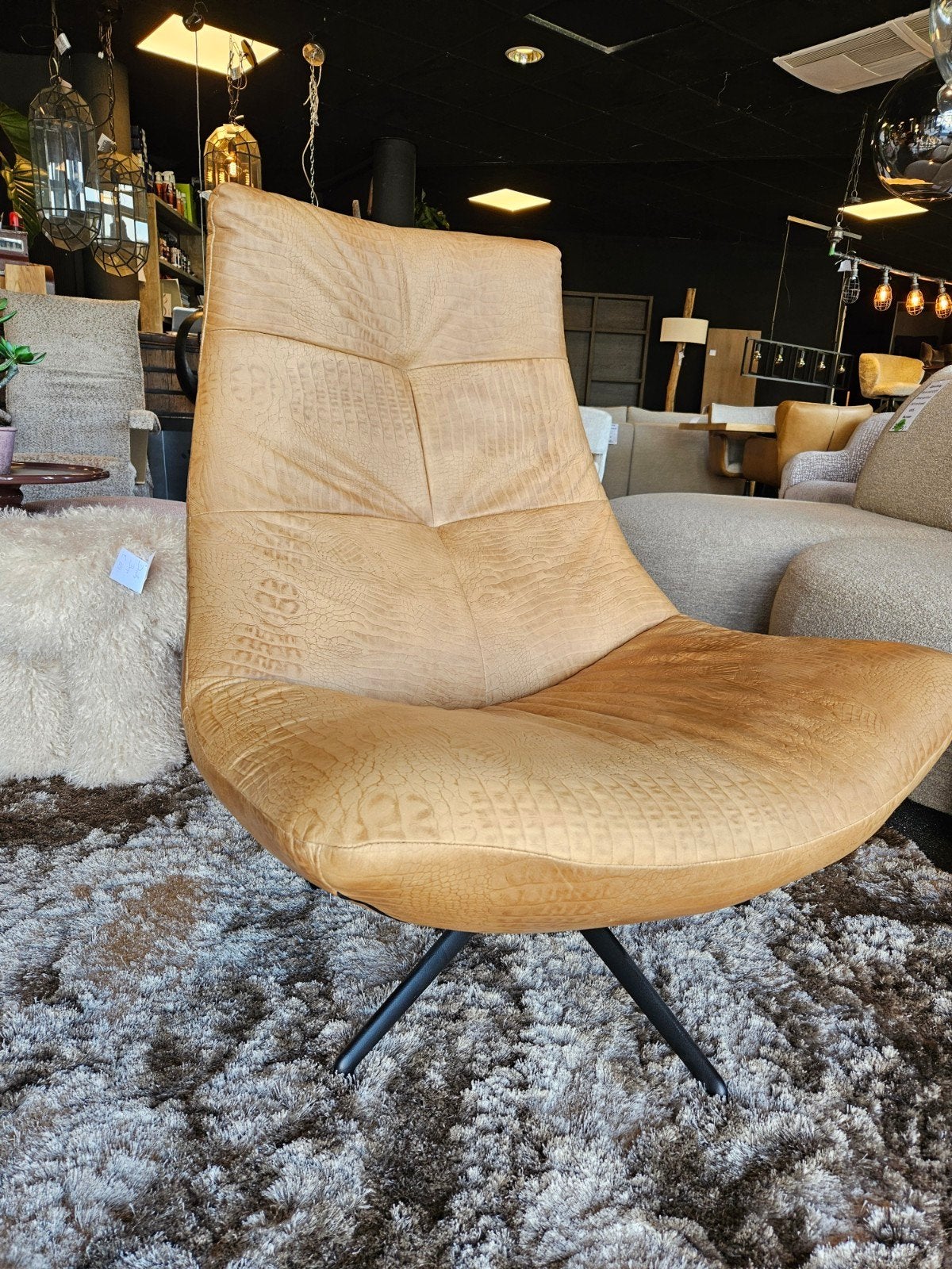 Draaifauteuil REFLEX h.e. design opruiming, Huis en Inrichting, Fauteuils, Verzenden, Nieuw, Stof, 50 tot 75 cm