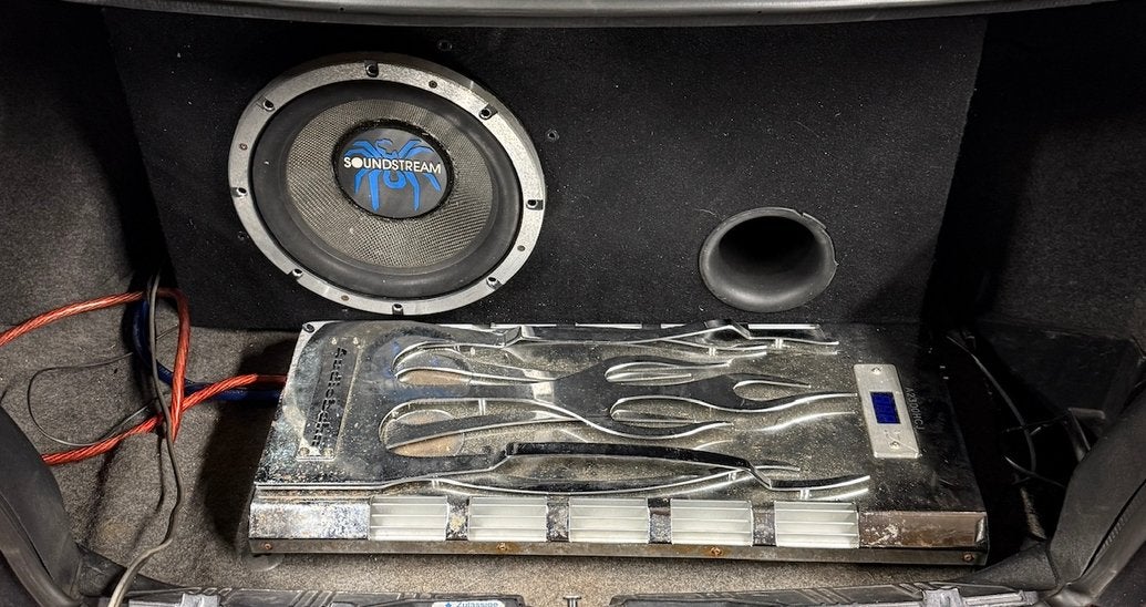 Soundstream Xpro 12 Subwoofer + Audiobahn 2000W Amp, Auto diversen, Ophalen of Verzenden