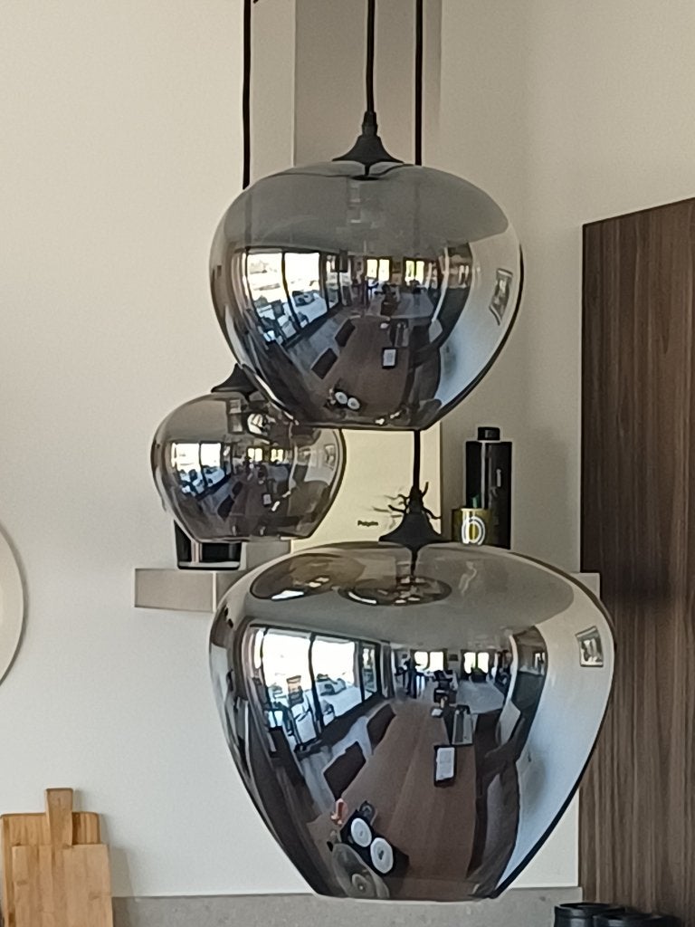 Hanglamp Tulip Pendant Maretti, Huis en Inrichting, Lampen | Hanglampen, Ophalen, Gebruikt, Glas, Maretti