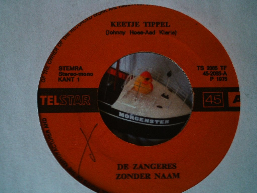 De Zangeres Zonder Naam - Keetje Tippel (Vinyl Single) 22o, 7 inch, Ophalen of Verzenden, Zo goed als nieuw, Beschermende buitenhoes