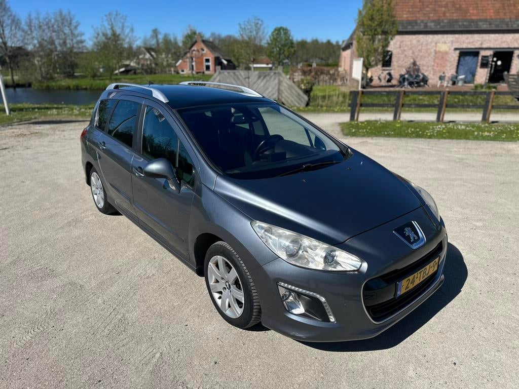 Peugeot 308 1.6 VTI 16V SW 7P 2012 Grijs, Auto's, Voorwielaandrijving, 1295 kg, 4 cilinders, Parkeersensor