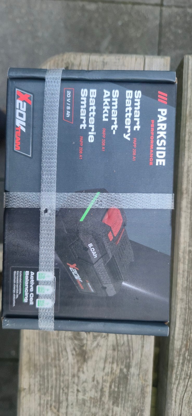 Nieuwe Parkside Smart Accu 20V / 8Ah - X 20V Team, Ophalen of Verzenden, Nieuw, Overige typen