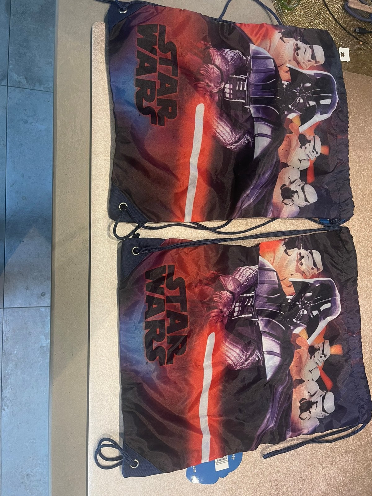 Starwars darth vader ect gymtas/rugzakje basisschool zwemles, Ophalen, Nieuw, Actiefiguurtje