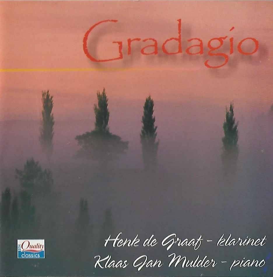 CD: Gradagio - Klaas Jan Mulder (piano) en Henk de Graaf (kl, Ophalen of Verzenden, Zo goed als nieuw, Instrumentaal, Orgel