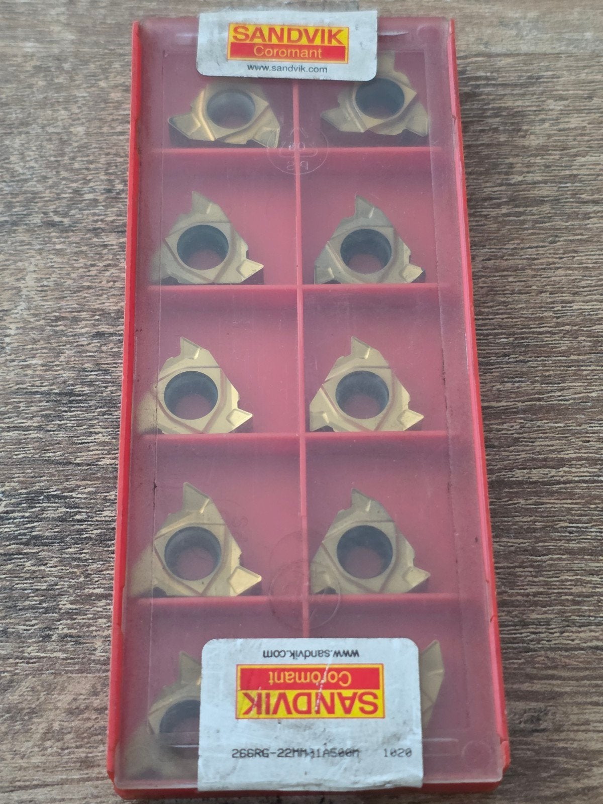 Sandvik coromant r166.0L-22un01-060 1020 wisselplaten, Ophalen of Verzenden, Nieuw