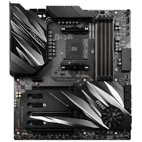 MSI Creation x570 moederbord ddr4, Computers en Software, Moederborden, Ophalen of Verzenden, Zo goed als nieuw, DDR4