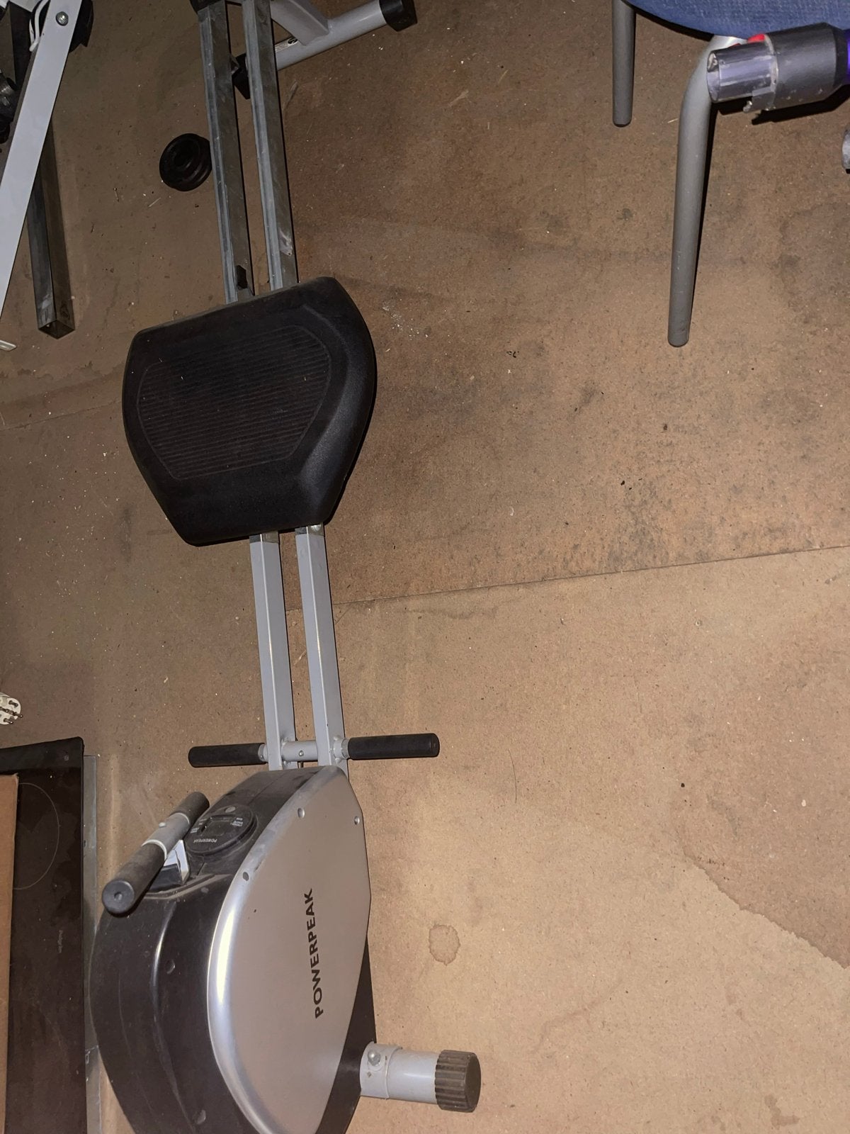 Powerpeak Roeitrainer - Fitnessapparaat voor Thuis, Ophalen, Gebruikt, Armen, Metaal