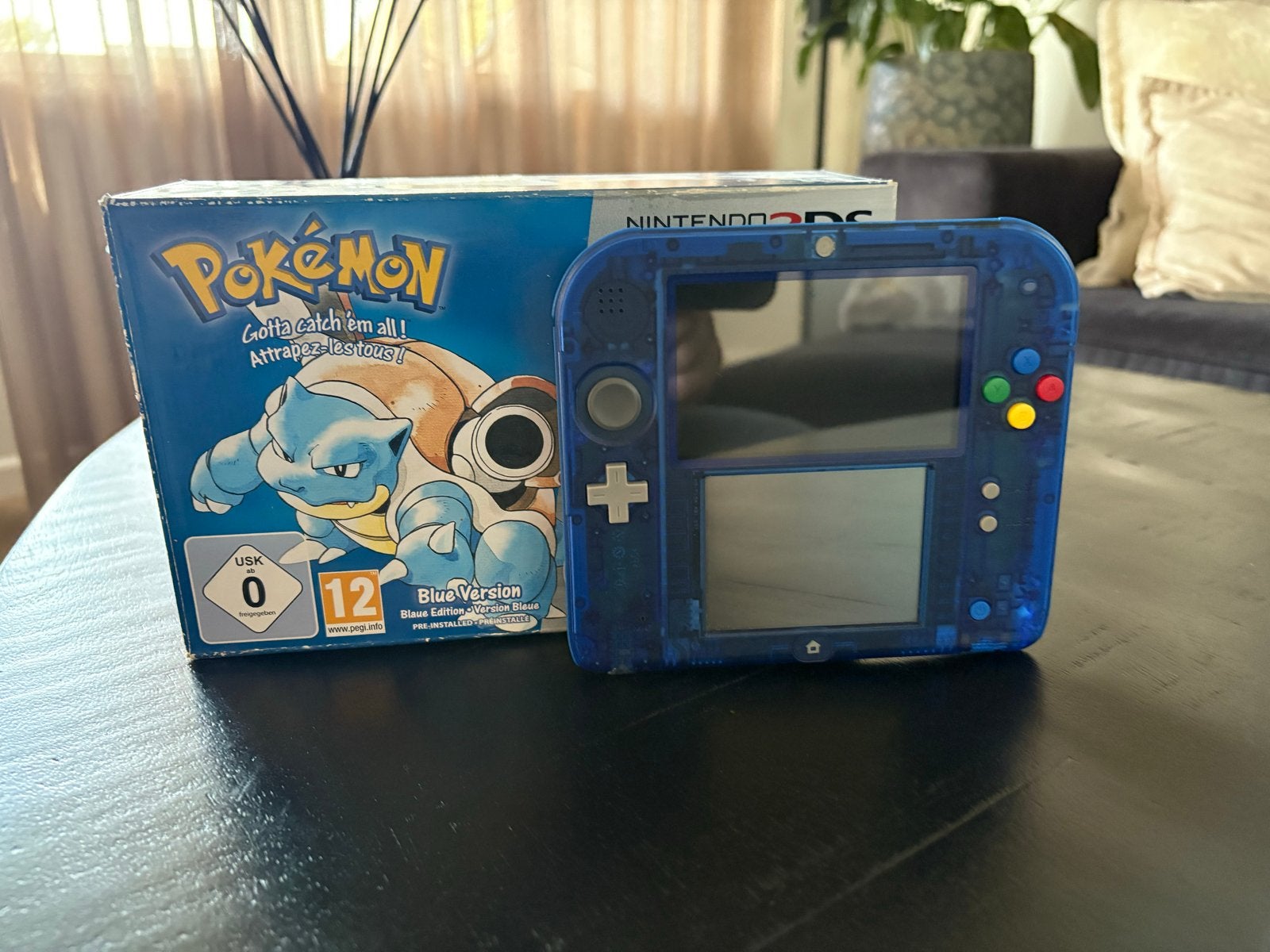 Nintendo 2DS Pokémon Blue Version!, Spelcomputers en Games, Met games, Blauw, 2DS, Ophalen of Verzenden