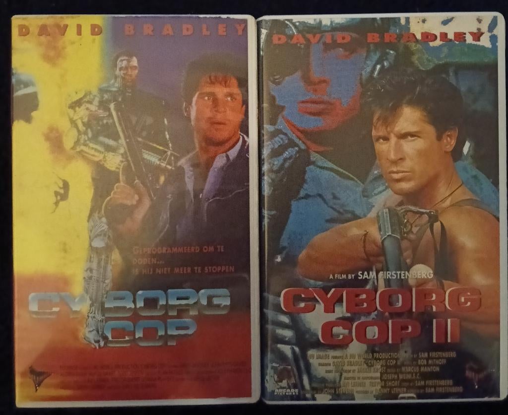 Cyborg Cop 1 en 2 vhs, Vanaf 16 jaar, Ophalen of Verzenden, Zo goed als nieuw