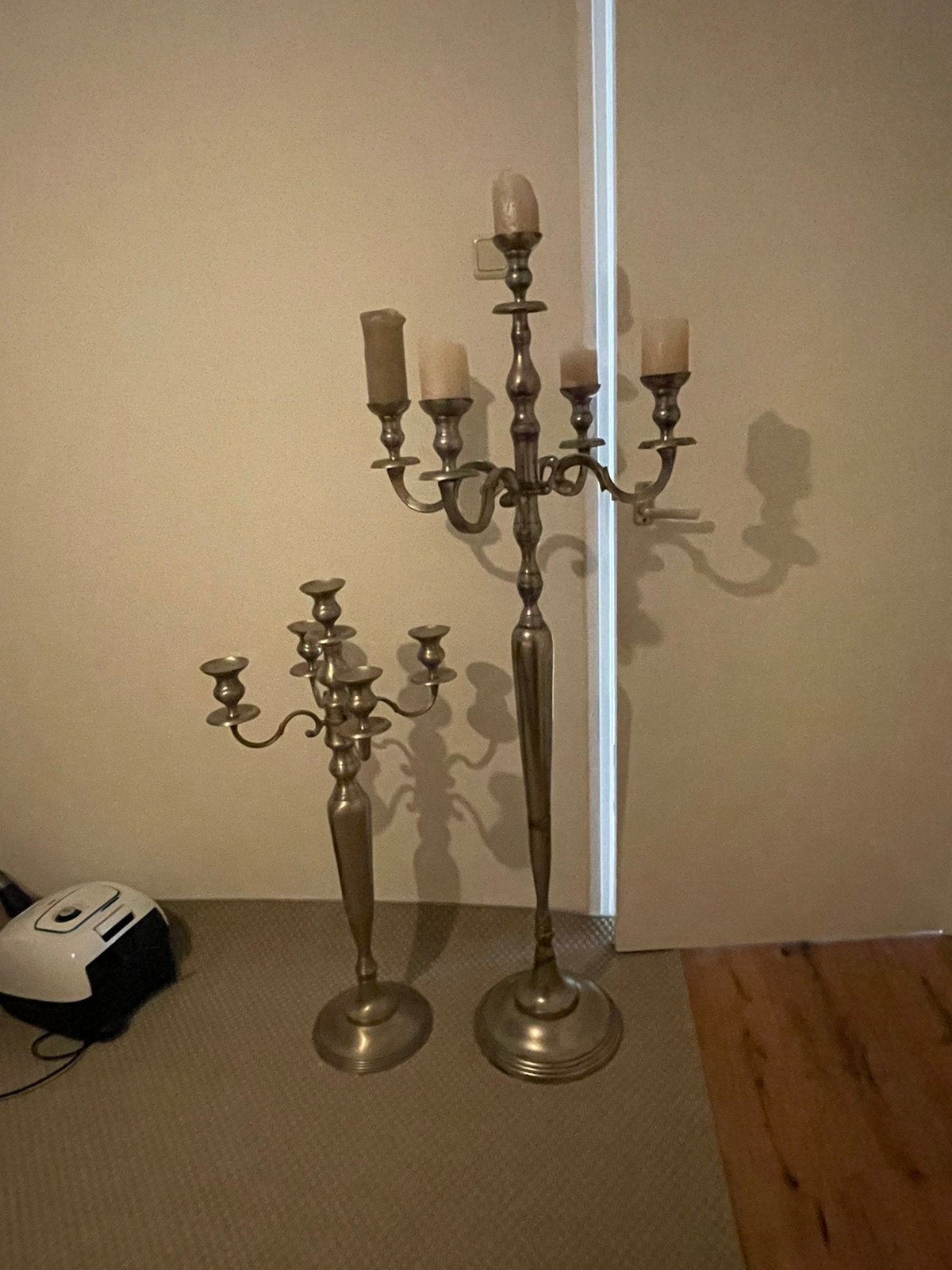 Mooie 5-arms hoge kandelaars, Antiek en Kunst, Antiek | Kandelaars, Ophalen, Overige materialen