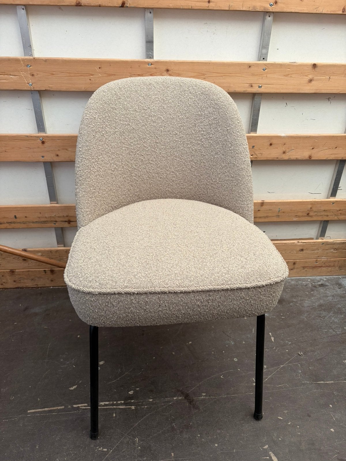 WOOOD Vogue eetkamerstoel Boucle - ex showroom, Ophalen of Verzenden, Nieuw, Overige kleuren, Eén