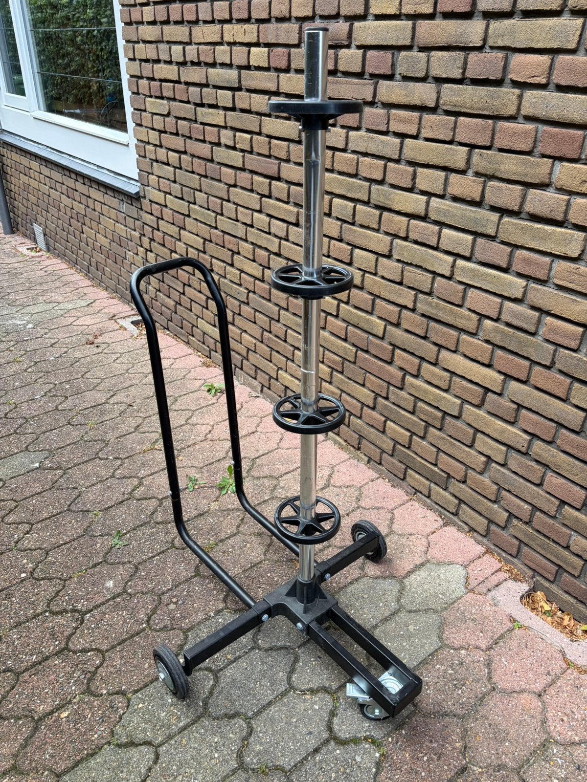 Velgenboomwagen / bandenopslag, Ophalen