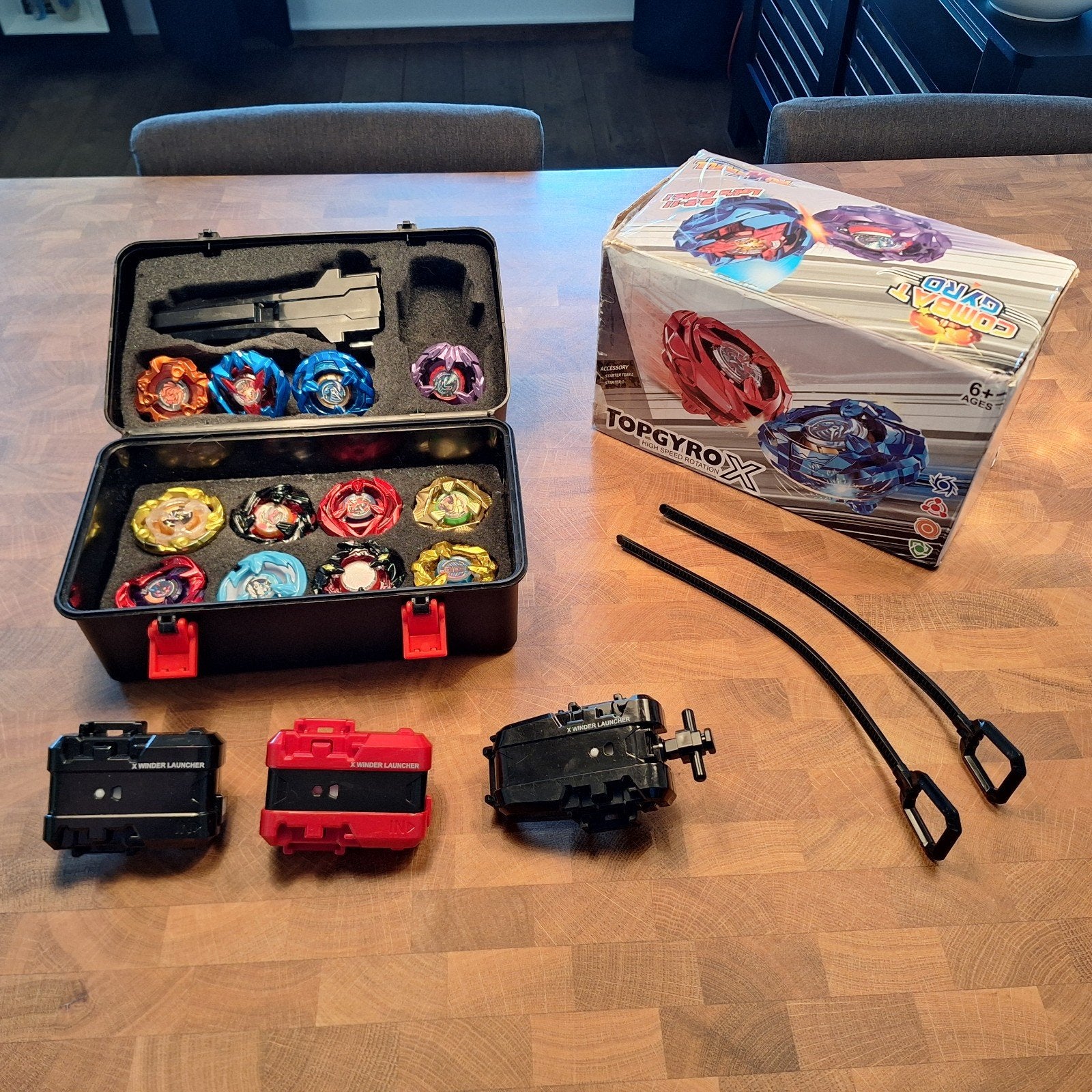 te koop TopgyroX spinnerset met 12 spinners, Kinderen en Baby's, Speelgoed | Overig, Ophalen of Verzenden, Zo goed als nieuw, Jongen of Meisje