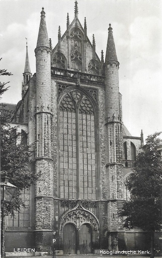 AK Leiden - Hooglandsche Kerk., Verzenden, 1920 tot 1940, Gelopen, Zuid-Holland