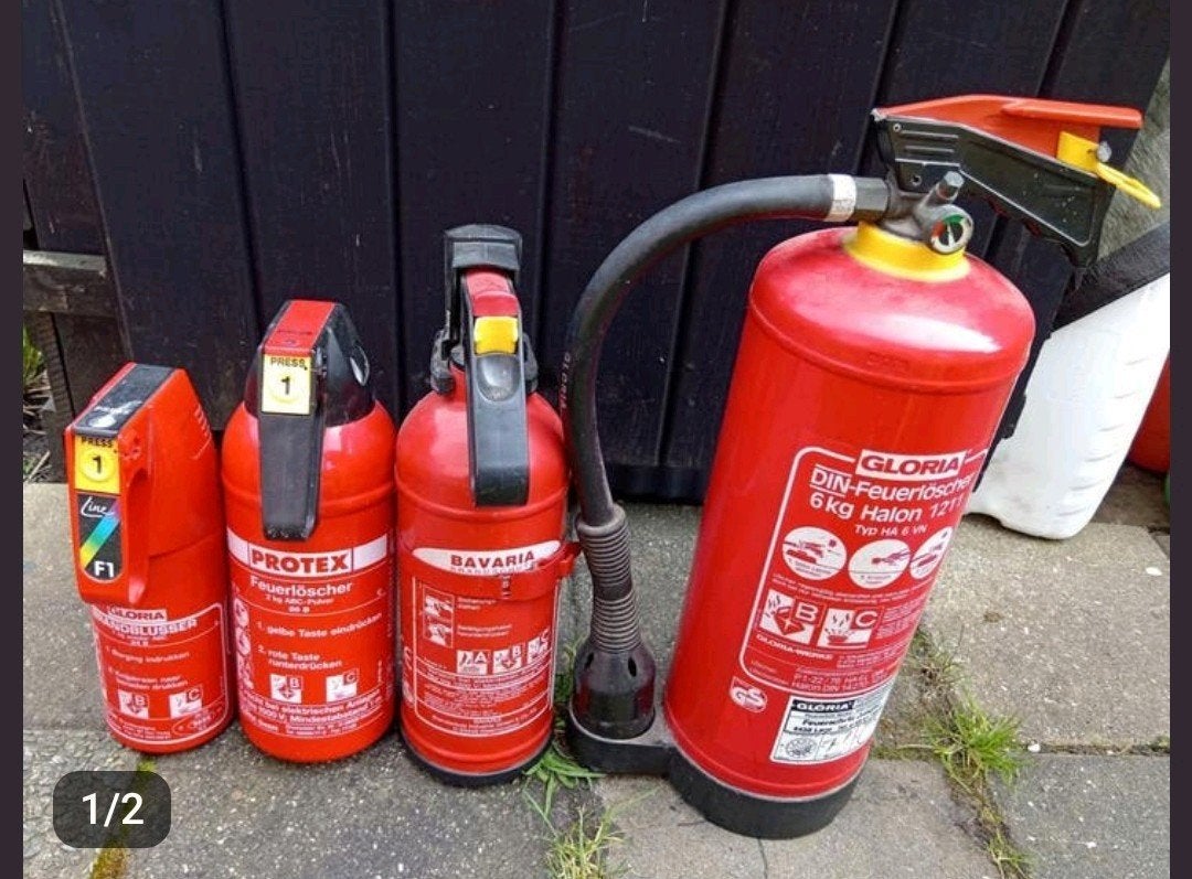4x brandblusser poederblusser, Ophalen of Verzenden
