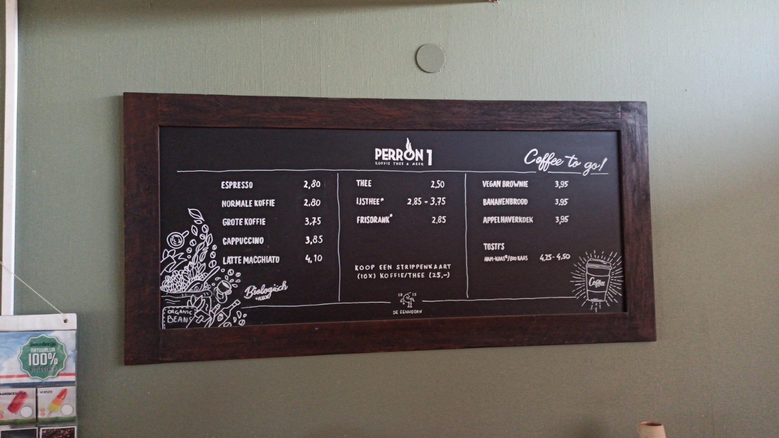 Groot schoolbord krijtbord, Ophalen, Gebruikt, Krijtbord