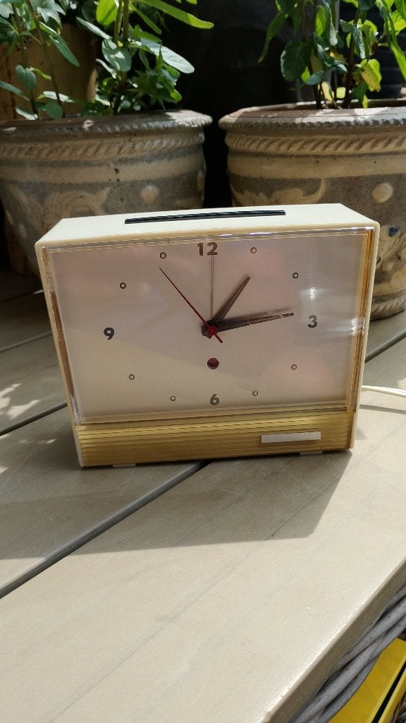 Vintage electrische wekker van het merk Coupatan, Ophalen of Verzenden