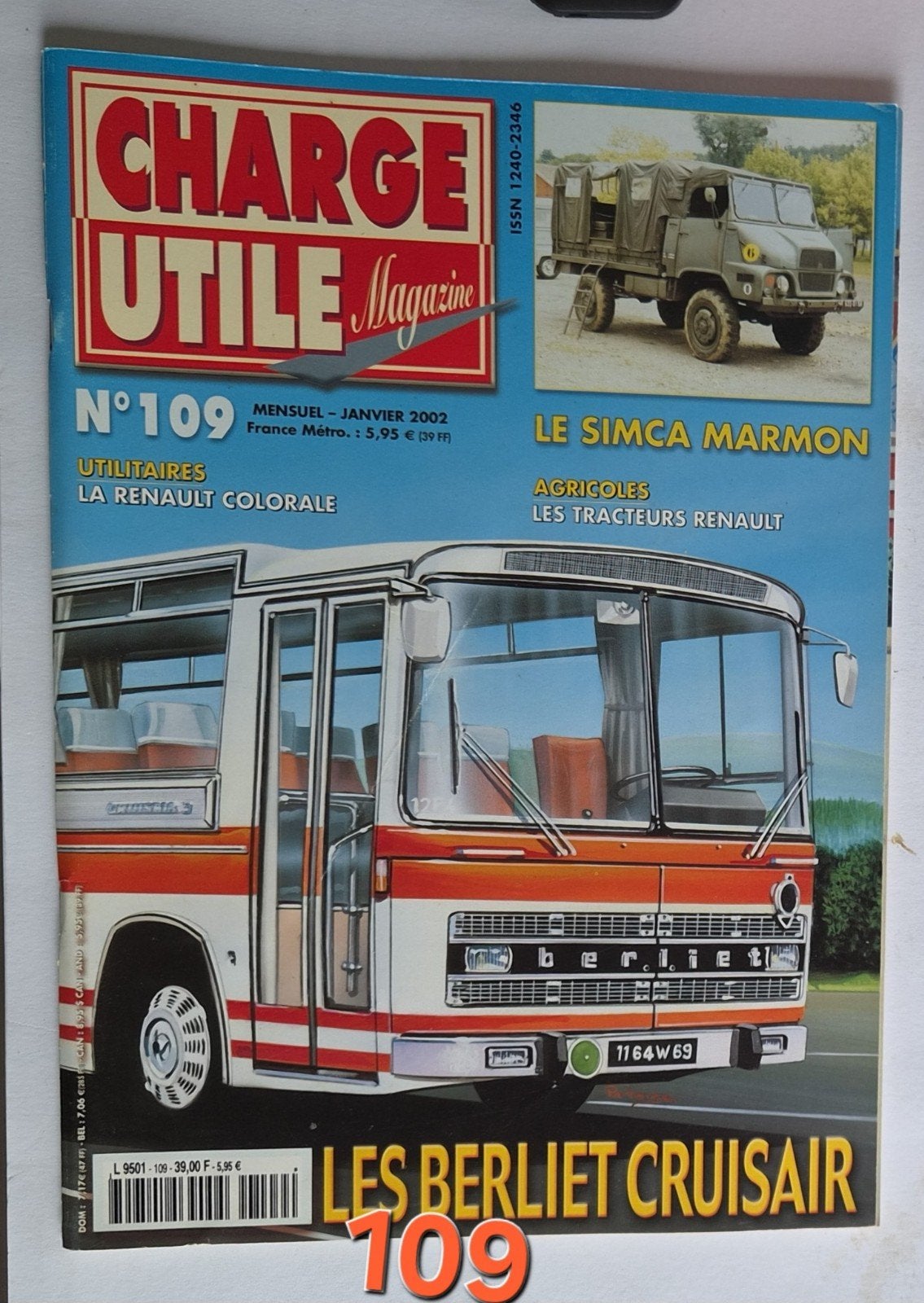 Charge Utile Magazine N109 - Januari 2002, Ophalen of Verzenden, Zo goed als nieuw, Overige typen