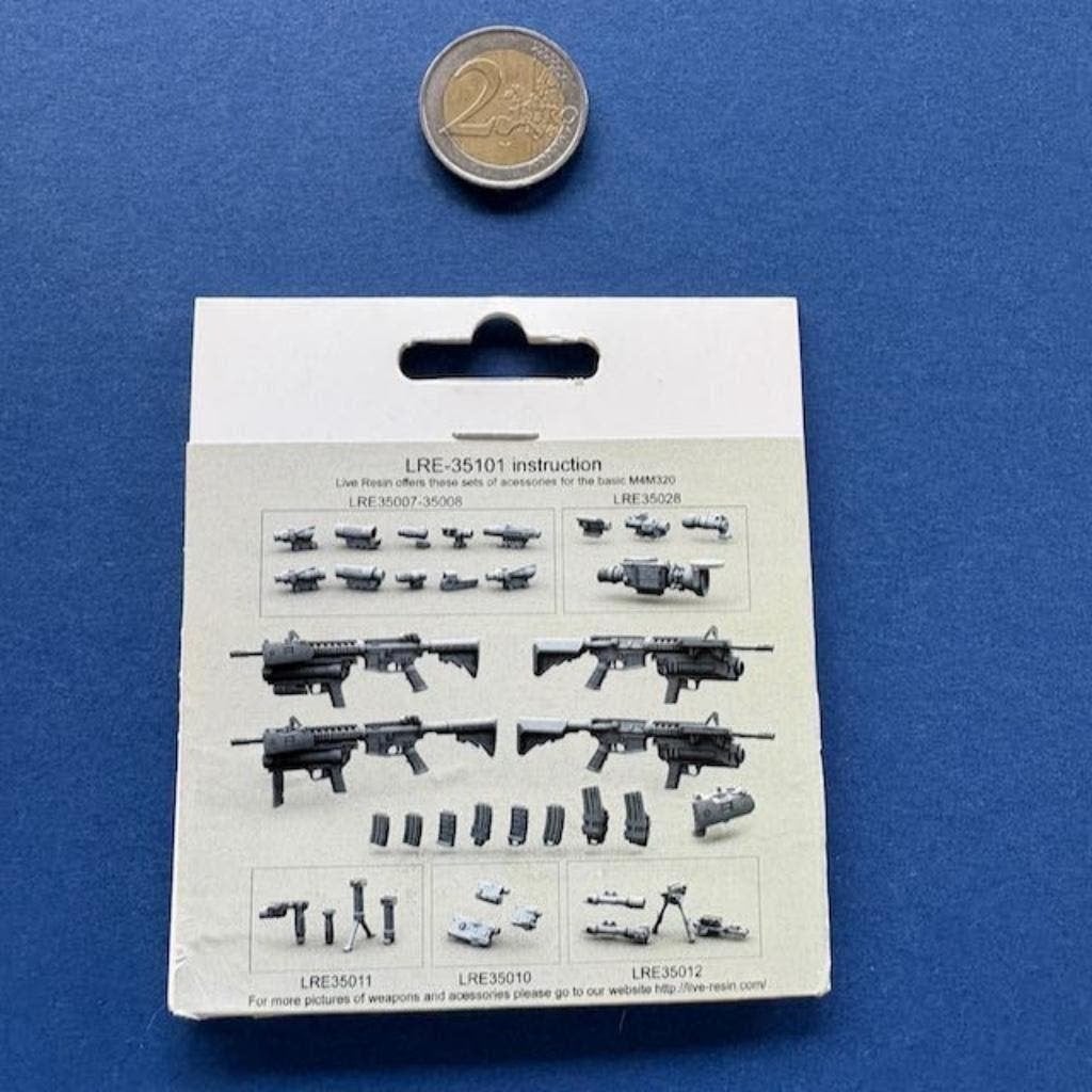 liveresin LRE35101 US Army M4 carbine 1/35 REPLICA!, Verzenden, Nieuw, 1:35 tot 1:50
