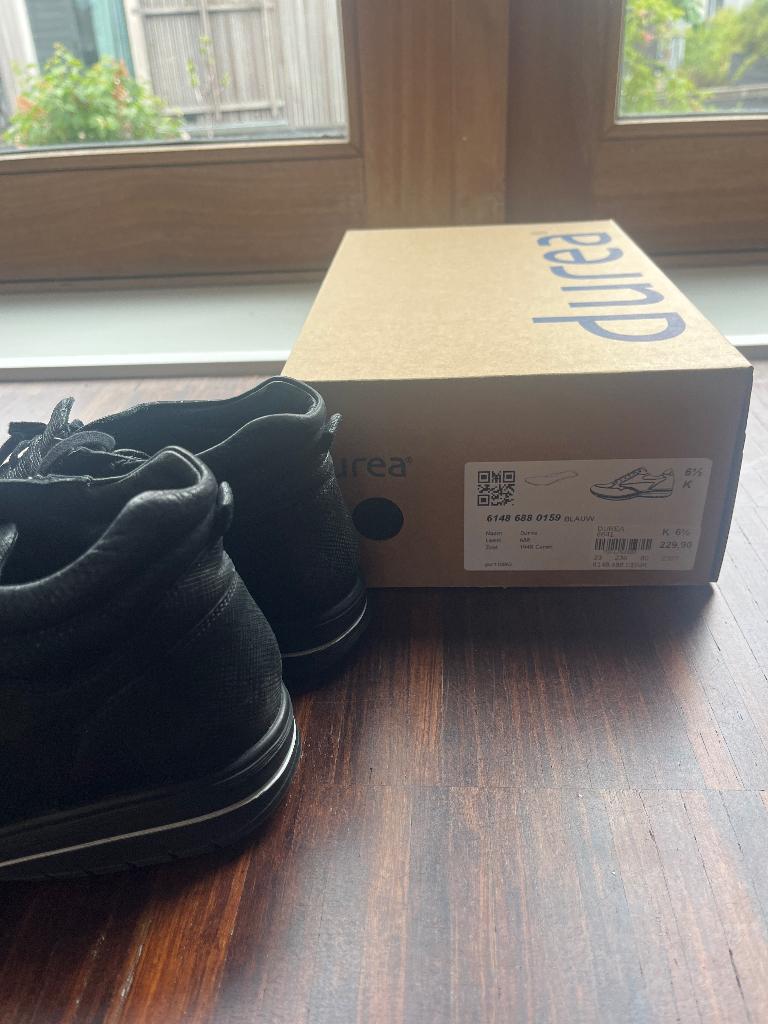 Donkerblauwe Durea schoenen maat 6,5 K, Kleding | Dames, Schoenen, Durea, Blauw, Overige typen, Ophalen of Verzenden