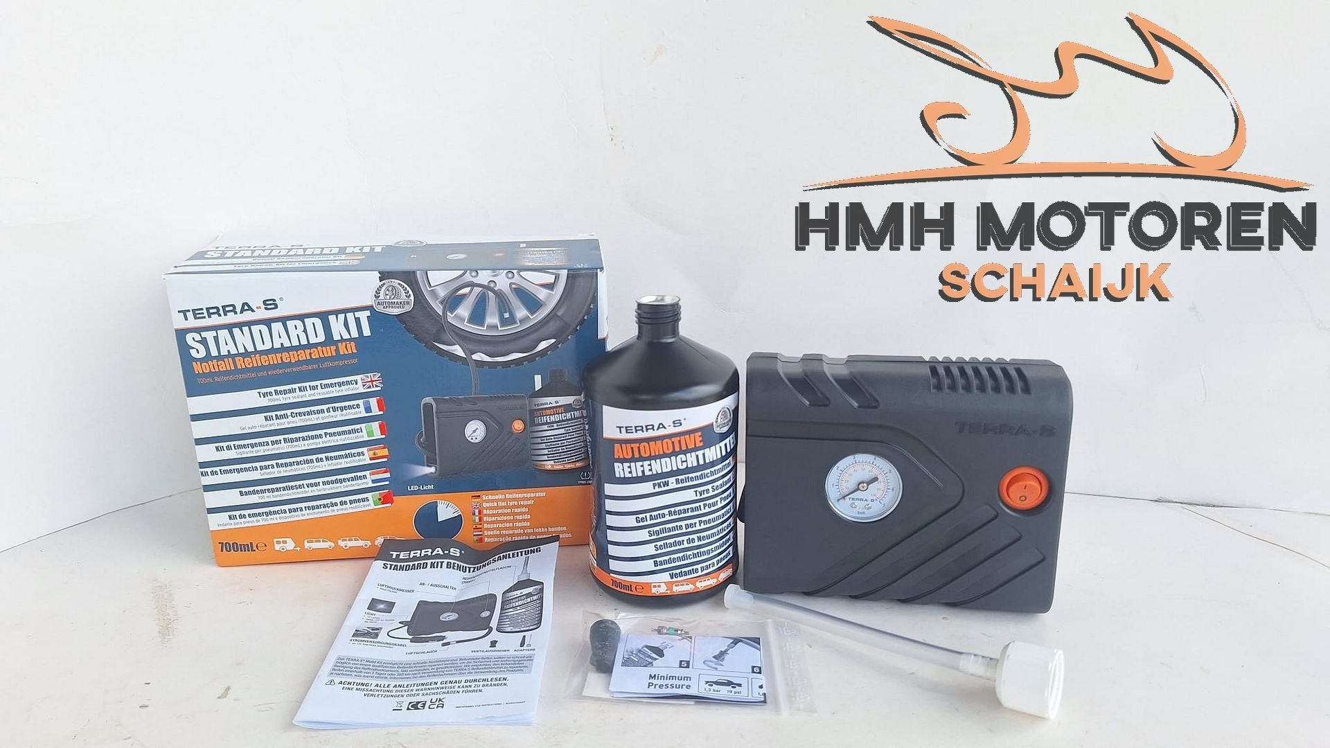 Terra S Standard Kit T56001 Bandenreparatieset Autocompresso, -, -, Nieuw, Ophalen of Verzenden