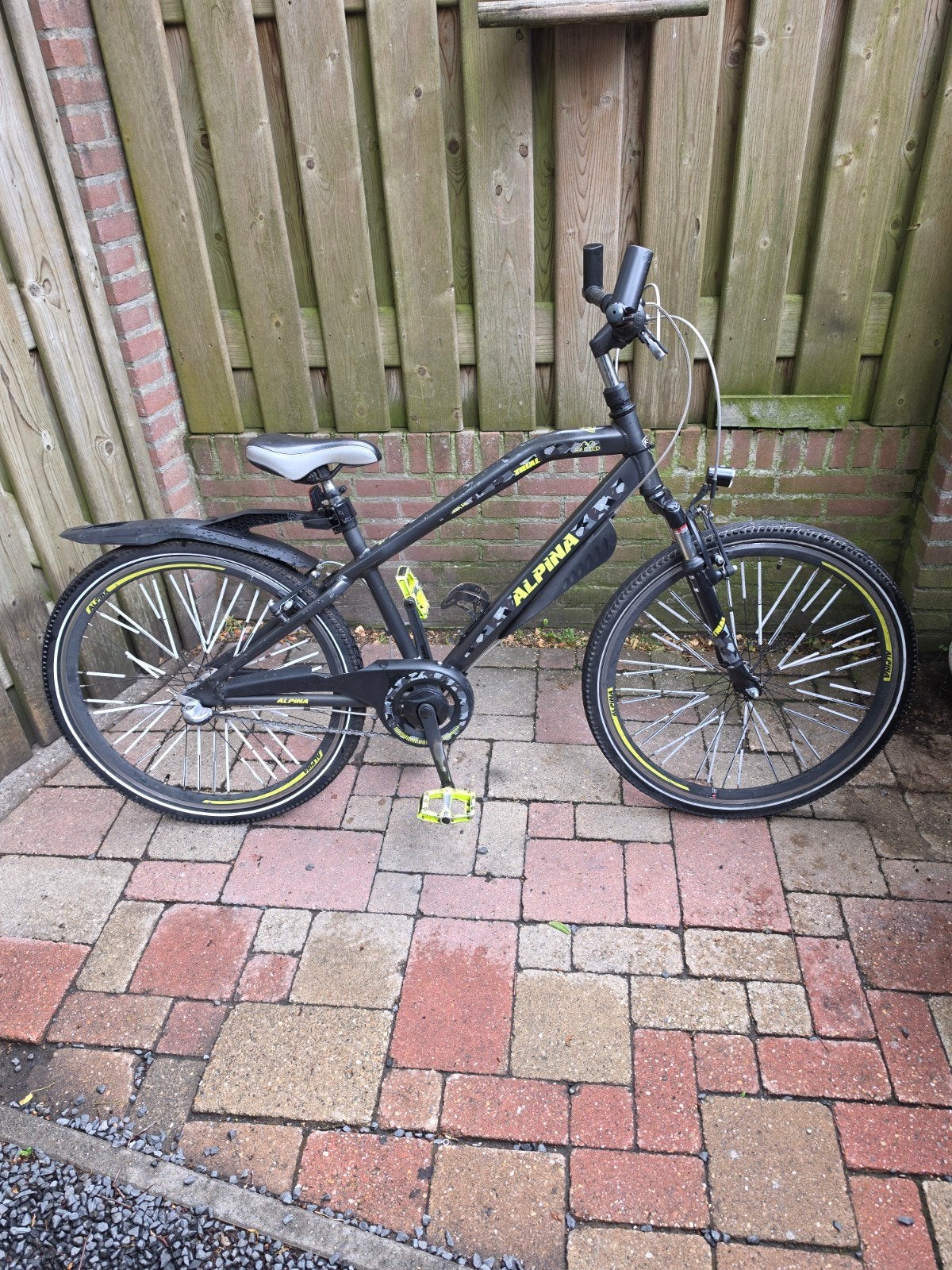Alpina trial jongensfiets 26 inch 3v, Ophalen, Gebruikt, 26 inch of meer, Versnellingen