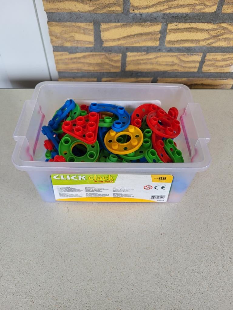 Click Clack bouwset - creatief speelgoed, Ophalen of Verzenden, Gebruikt, Bouwen