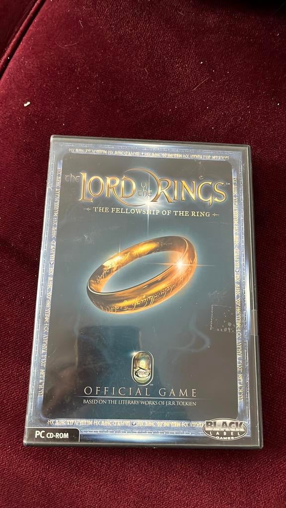 Lord of the Rings DVD Game PC CD-ROM, Ophalen of Verzenden, Zo goed als nieuw, Overige typen