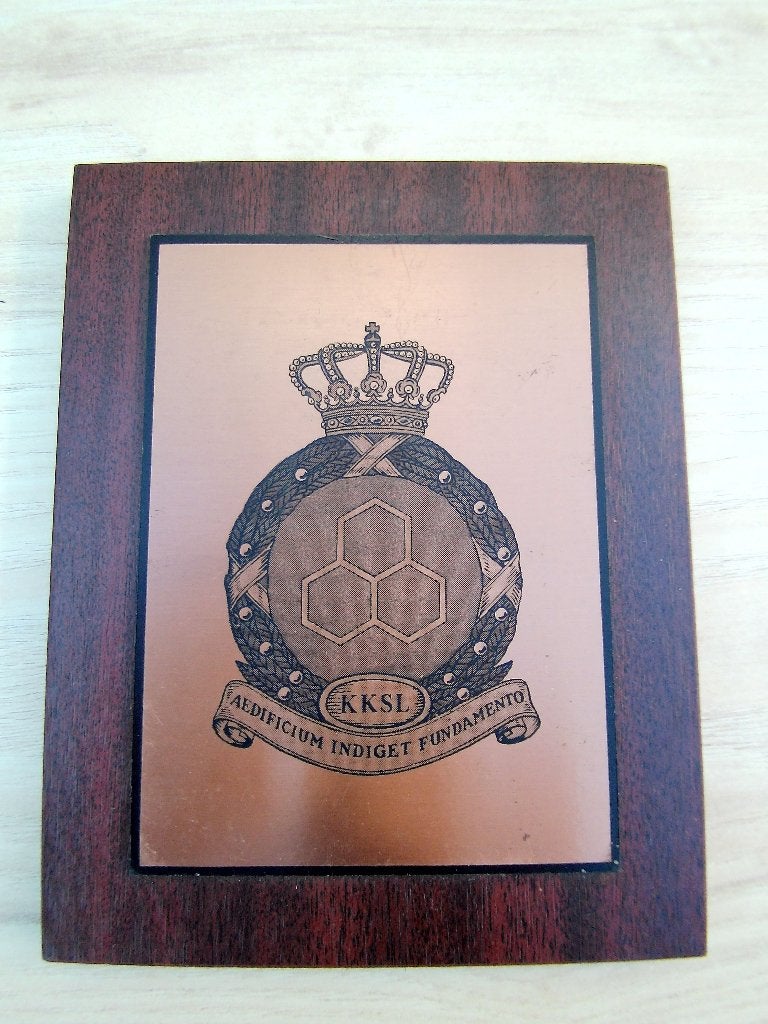 Wapenschildje Koninklijke Kaderschool Luchtmacht KKSL, Verzamelen, Ophalen of Verzenden, Luchtmacht, Nederland, Embleem of Badge
