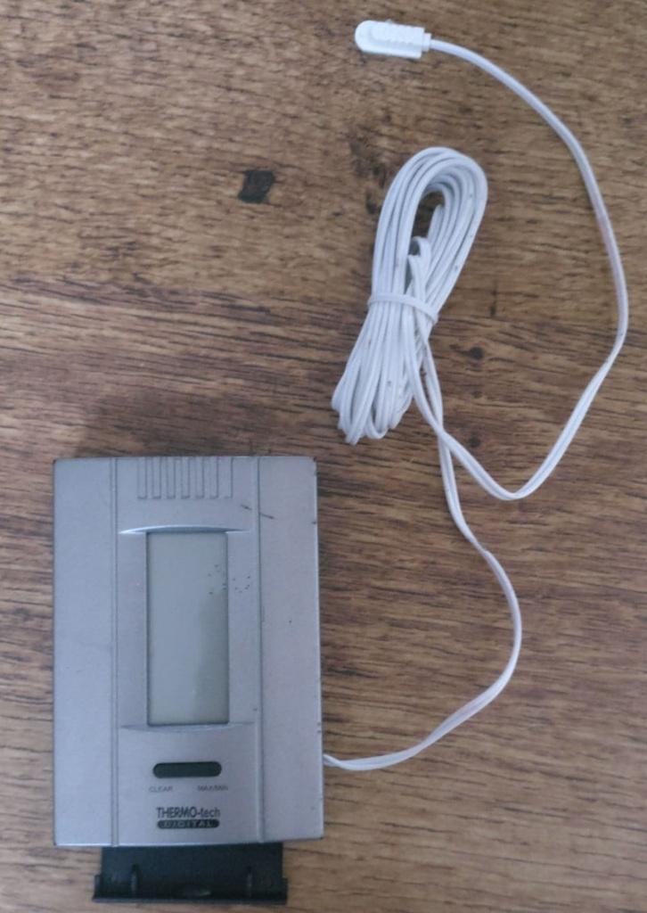 ThermoTech wand/tafel barometer digitaal, Ophalen of Verzenden, Zo goed als nieuw, Barometer