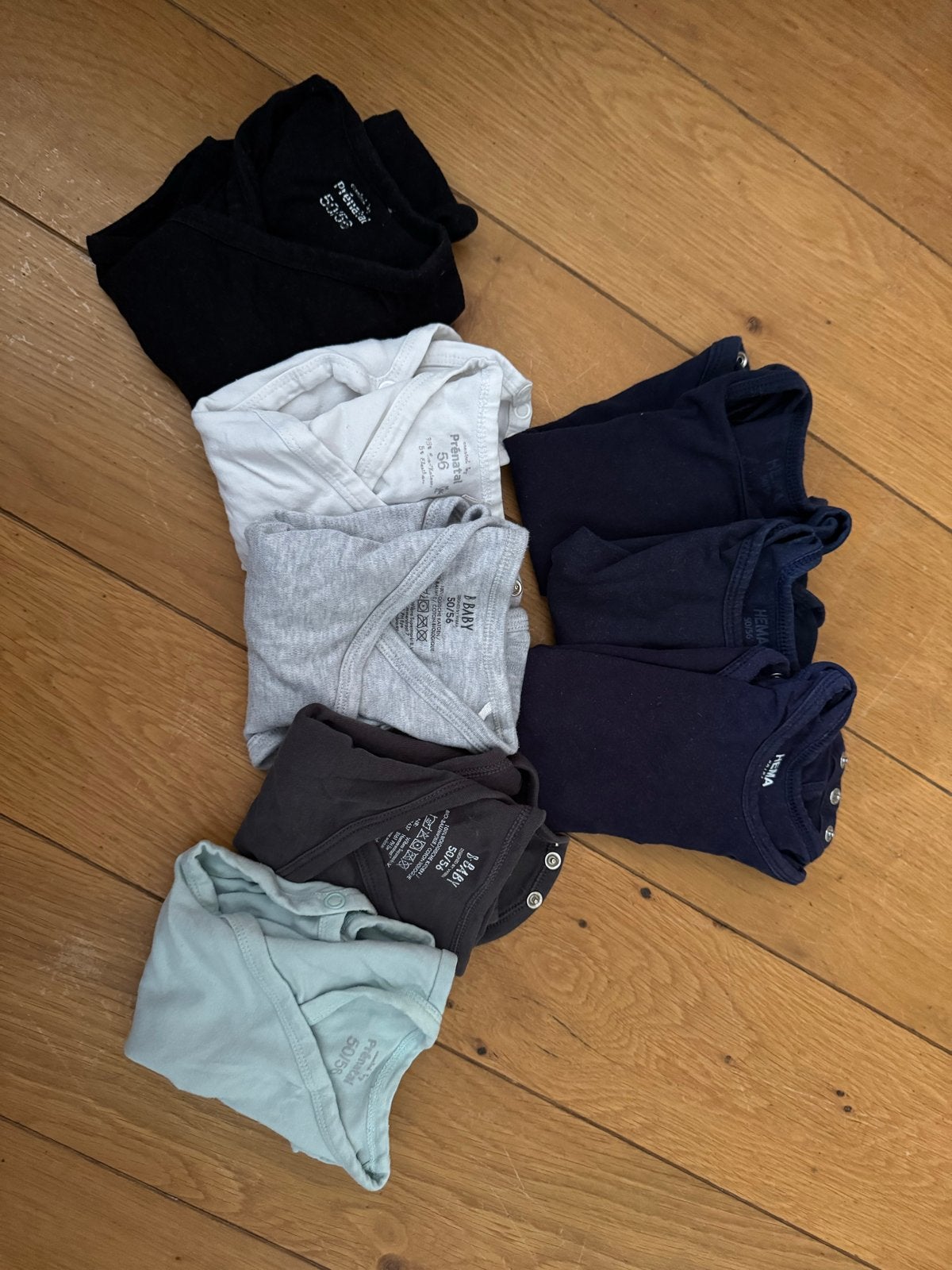 Diverse rompers (korte/lange mouw, overslag) Hema/Prenatal, Ophalen, Gebruikt, Jongen of Meisje
