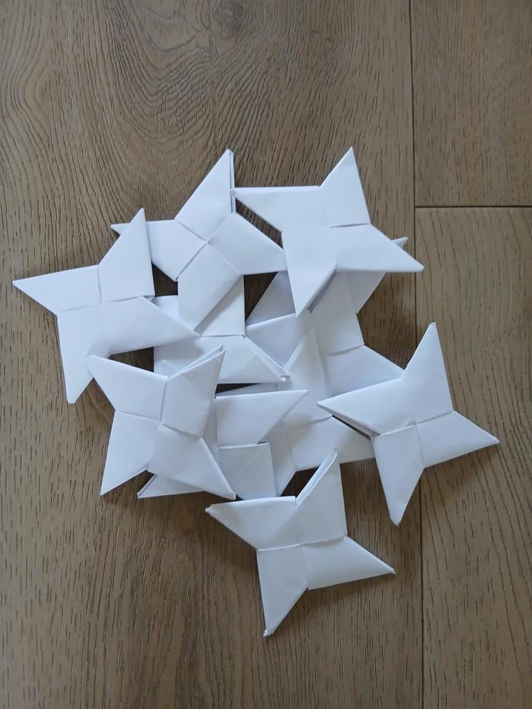 Stevige origami werpsterren, Ophalen of Verzenden, Nieuw