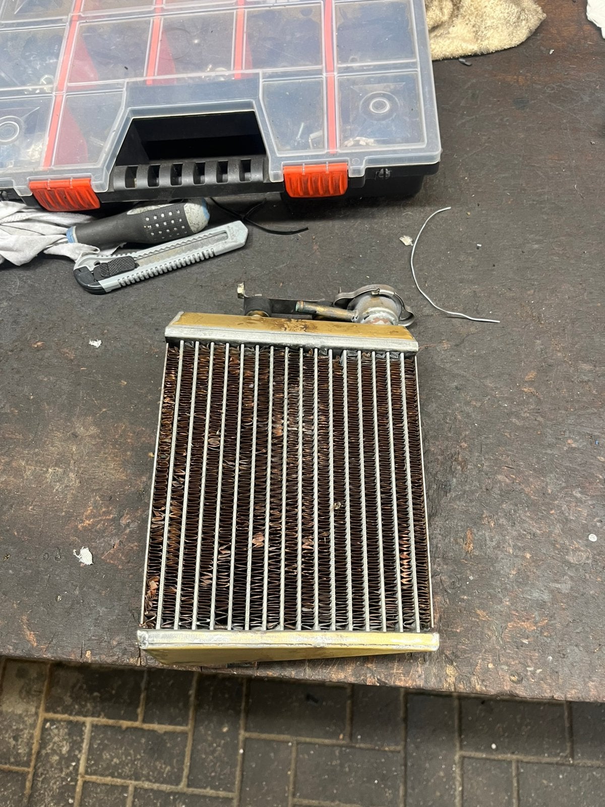 50cc racer radiateur, Ophalen