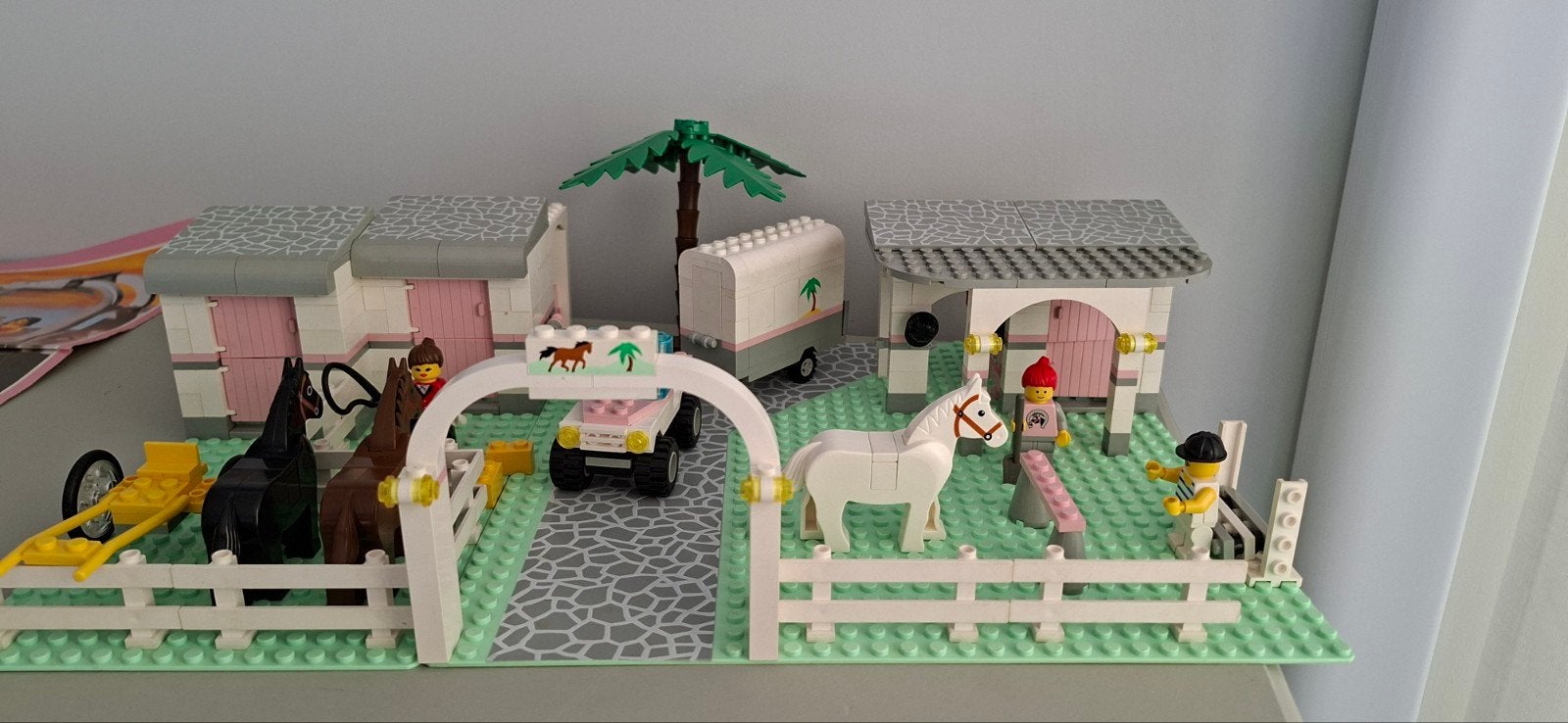 Lego Paradisa set 6419 paarden manege, Kinderen en Baby's, Speelgoed | Duplo en Lego, Compleet, Gebruikt, Overige thema's, Lego