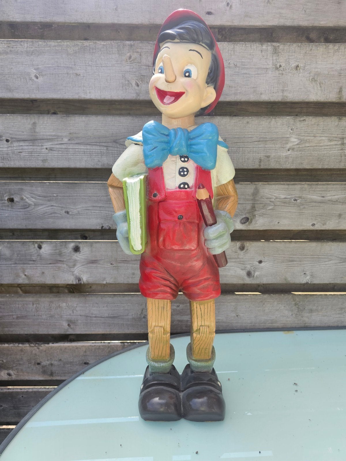 Groot Vintage Pinokkio Beeld (80 cm) XL, Ophalen of Verzenden, Gebruikt