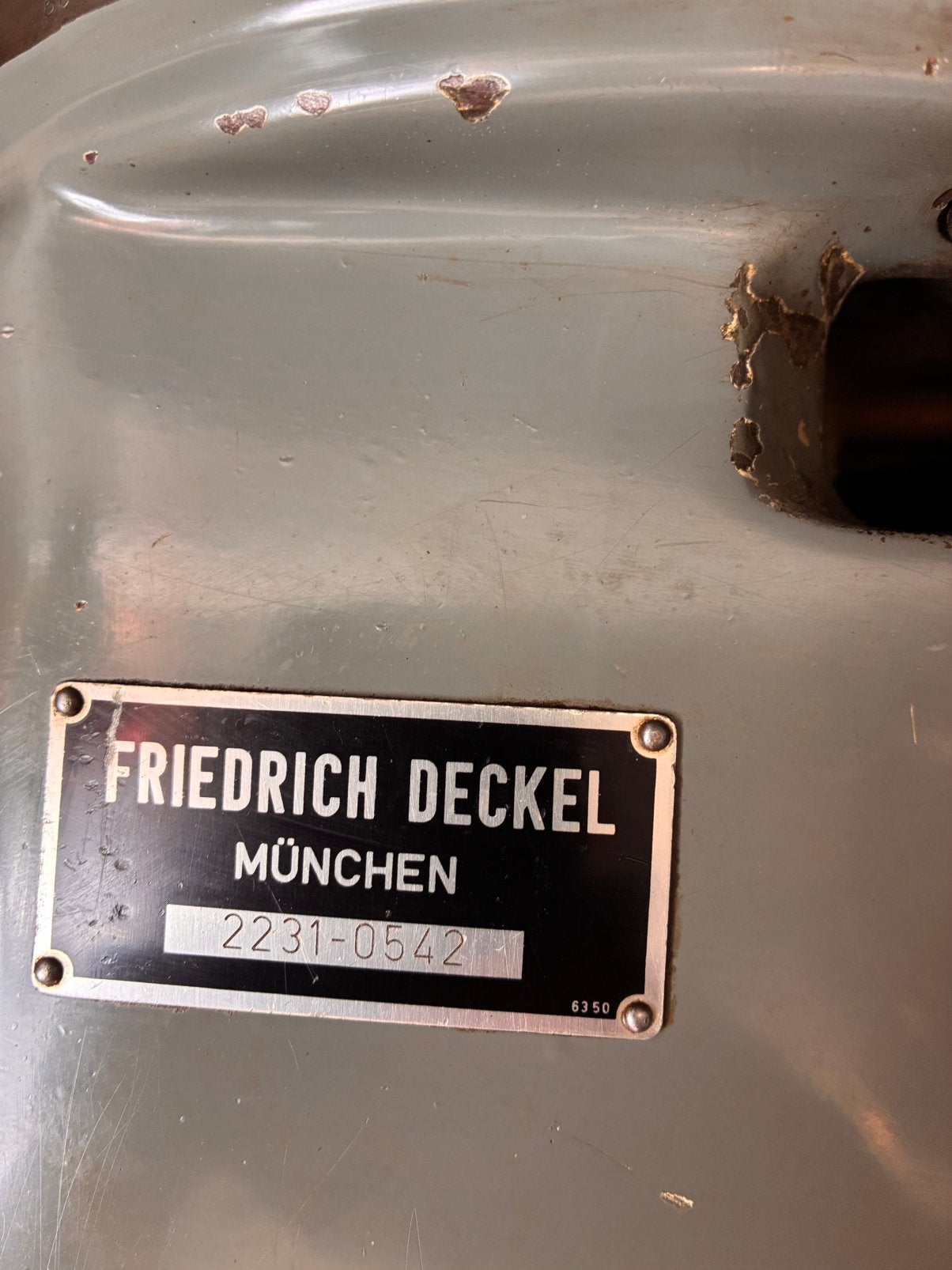 Deckel freestafel 2231 fp3 fp2 fp1, Doe-het-zelf en Verbouw, Ophalen, Gebruikt, Freesbank