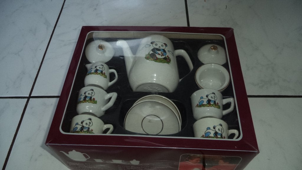 Panda kind serviesje., Ophalen, Nieuw