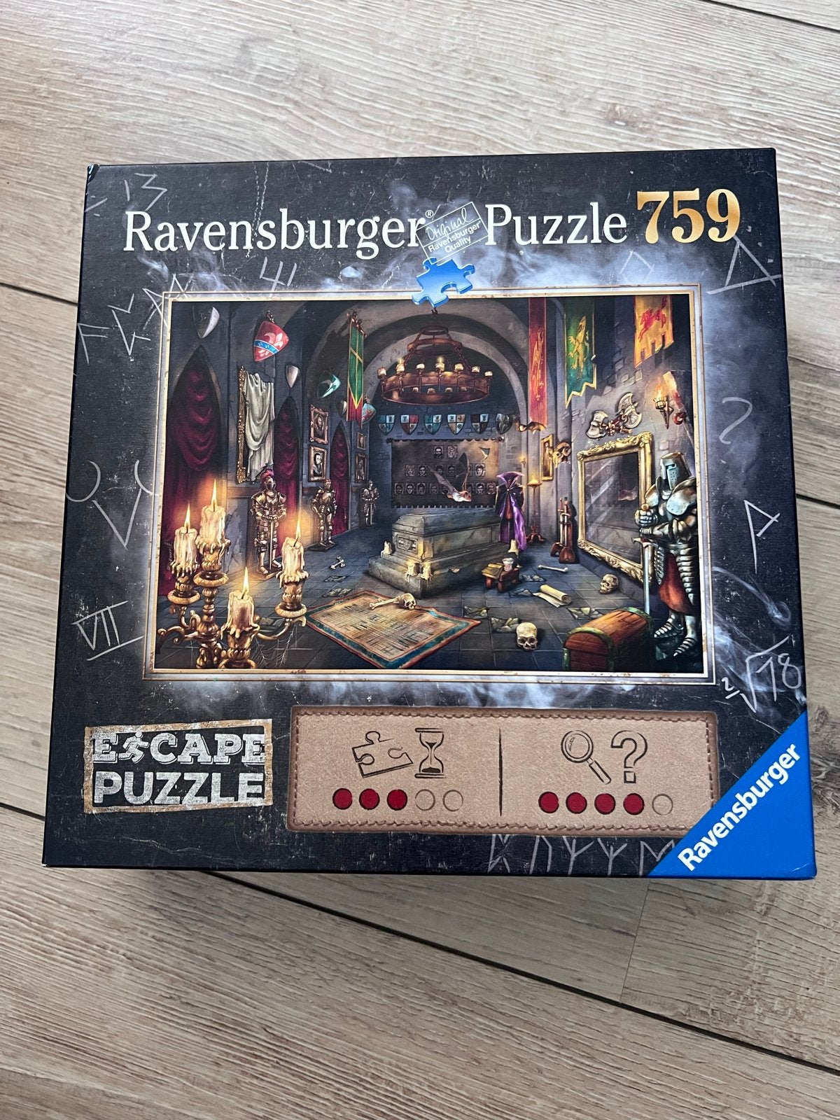 Ravensburger Escape Puzzle 759 stukjes - Zo goed als nieuw, Ophalen, 500 t/m 1500 stukjes, Zo goed als nieuw, Legpuzzel